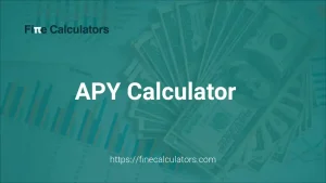 APY Calculator