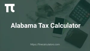 Alabama Tax Calculator