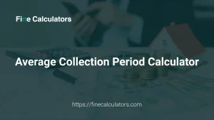 Average Collection Period Calculator