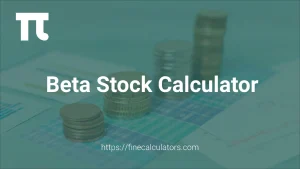 Beta Stock Calculator