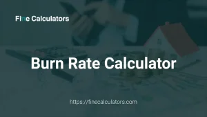 Burn Rate Calculator