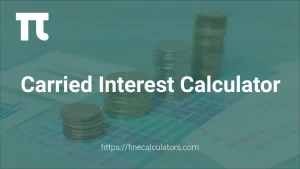 Carried Interest Calculator