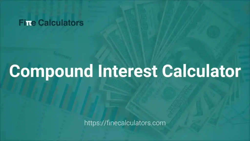 Compound Interest Calculator