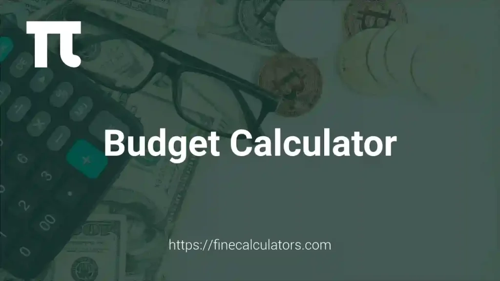 Budget Calculator